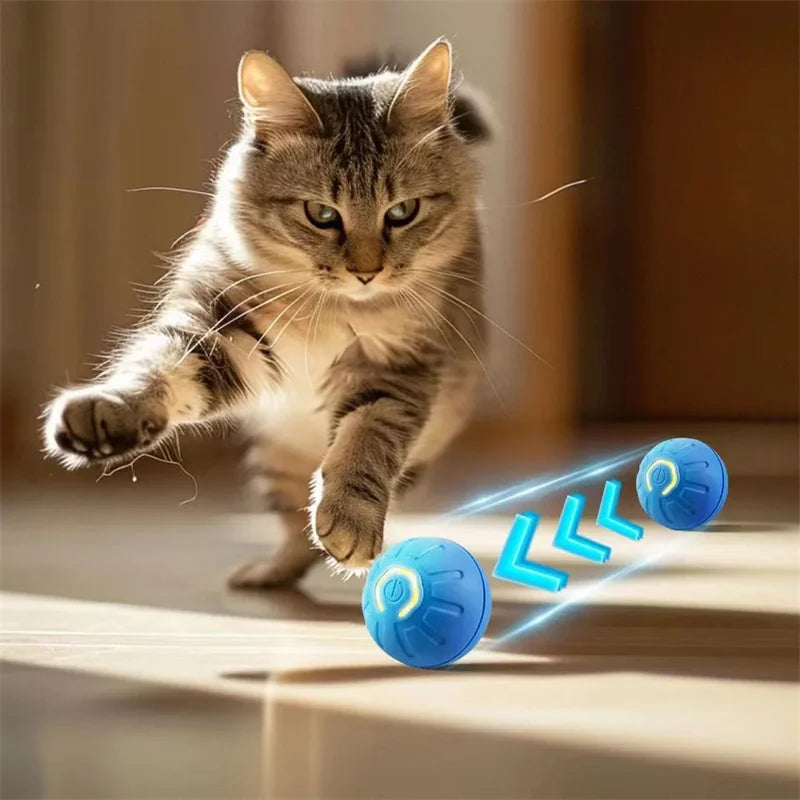 Smart Dog Toys Ball Electronic Interactive Pet Toy Moving Ball USB Automatic Moving Bouncing for Puppy Birthday gift Cat Product