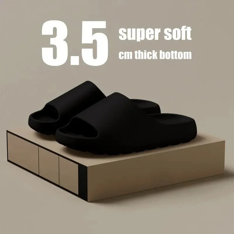 Coconut Slippers Cloud Thick-soled Sandals Summer Fashion Soft Bottom Beach Men Slippers Women's Sandals EVA Slides