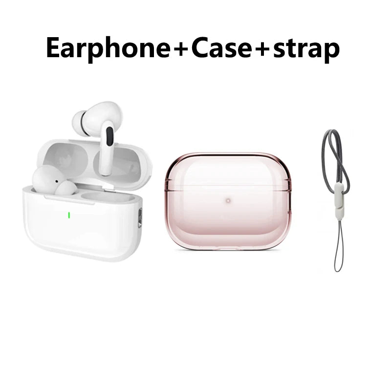 For Air pro5 Wireless Bluetooth Earphone Headset TWS Max With case Earbuds Noise Cancelling Headset For iPhone Android Headphone